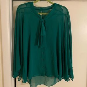 HOST PICK 👏🏼 Gianni Bini Sheer Button-up Top